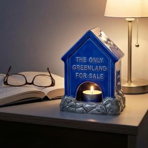 the greenland ceramic candle house set (4 piece)